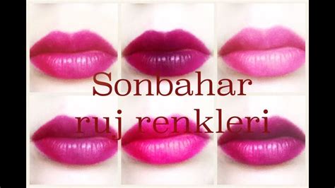 Sonbahar Ruj Renkleri YouTube.