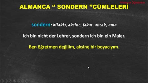 Sondern kullanımı