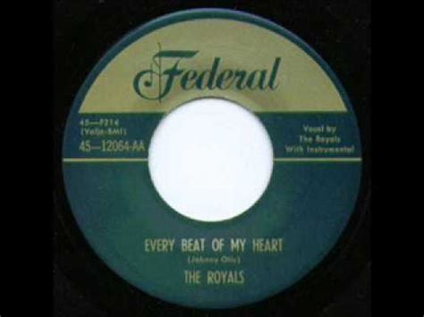 Song: Every Beat of My Heart written by Johnny Otis