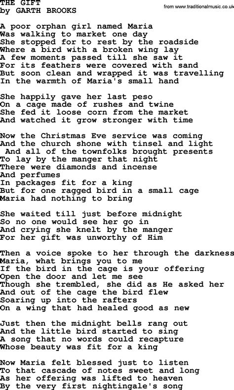 Song The Gift Lyrics