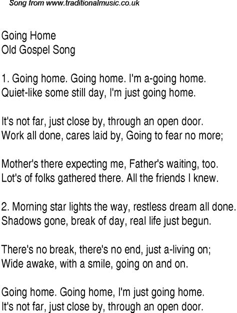 Song going home. Things To Know About Song going home. 