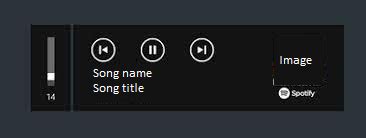 Song information not showing when controlling volume