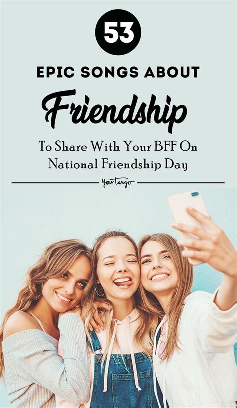 Song lyrics about friendship.  