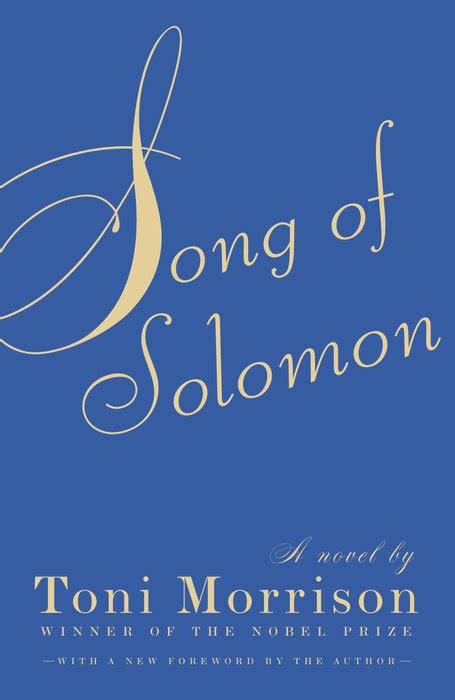 Song of Solomon Quotes by Toni Morrison - Goodreads