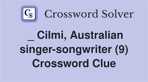 Song writer crossword clue