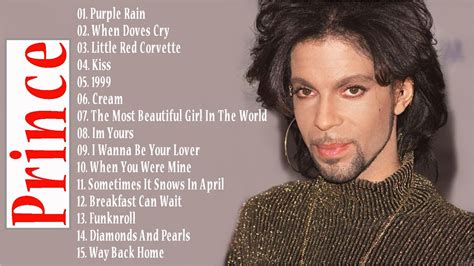 Songs of prince. May 22, 2020 · Official Video of Prince - Purple Rain Live at Carrier Dome in Syracuse, NY on March 30, 1985 original released on Prince & The Revolution: Live (1986). 2020... 