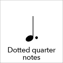 Songs with dotted quarter notes.  Dotted Quarter Note = c.  Sep 13, 2016 · I...