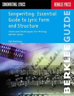 Songwriting essential guide to lyric form and structure tools and. - Manual on hydrocarbon analysis by a w drews.
