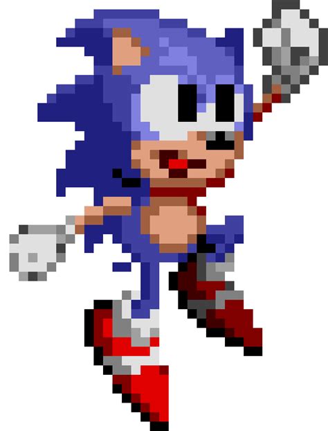 1. portrait sonic pixelart sonic_the_hedgehog sonicthehedgehog sprite. A pretty heavy edit of one of those sprites seen in Sonic 1. Kind of intended to be a portrait! Edit: Made a slight change to his right eyebrow. That's all, though. Image size.