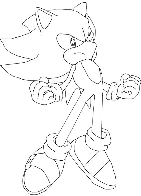 Sonic Coloring Pages Free Printable