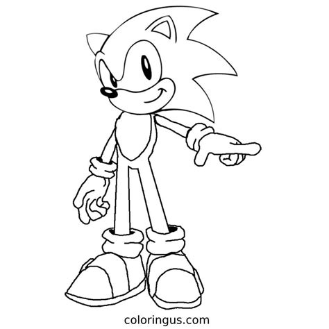 Sonic Coloring Shee