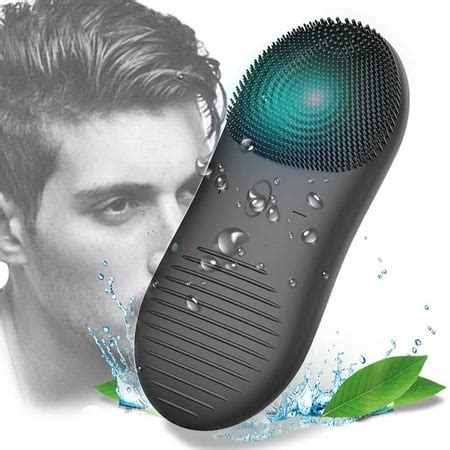 Sonic Facial Cleansing Brush - Silicone Face Scrubber for Men