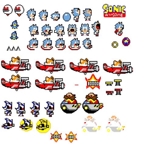 Sonic Sprite Grid