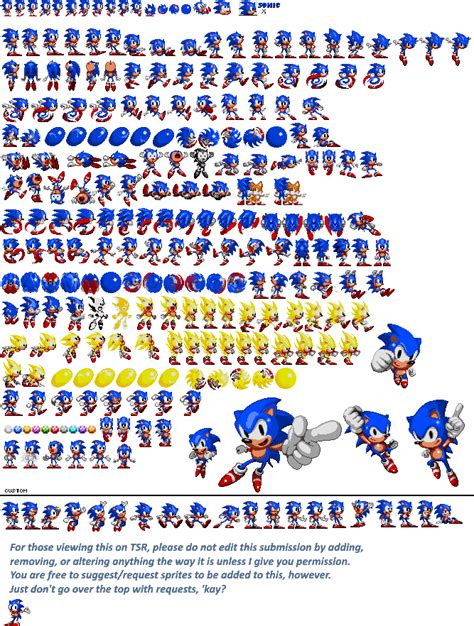 Sonic Sprite Sheet