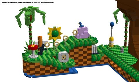 Sonic The Hedgehog: Green Hill Zone Modular Level Set