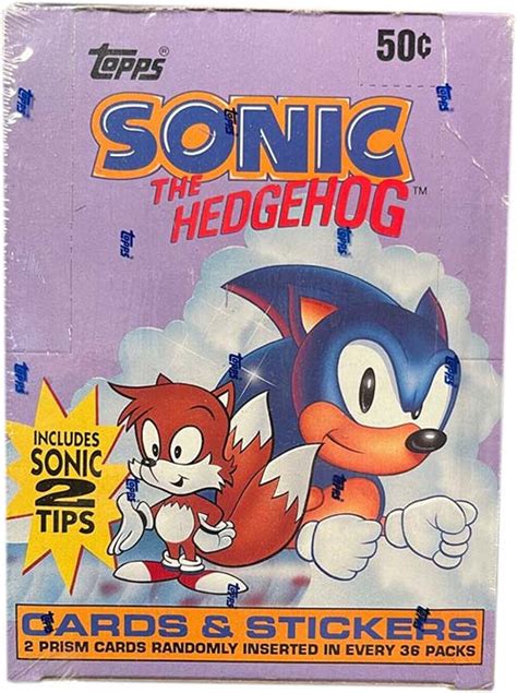 Sonic The Hedgehog 1993 Trading Cards