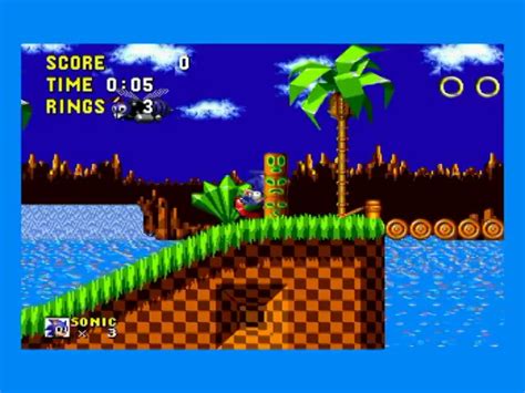 Sonic The Hedgehog Sega Mega Drive PAL Gameplay - Archive