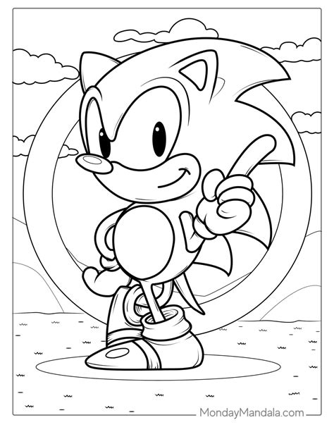 Sonic To Coloring