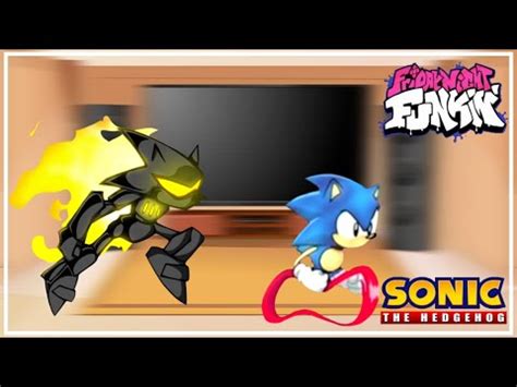 Sonic and friends react to Sonic hd fnf دیدئو dideo