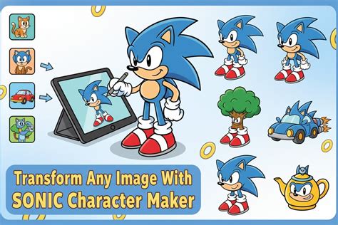 Sonic character maker.  Most items have a selection of 18 or 36 colors a...