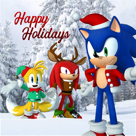 Sonic christmas deviantart. Merry Late Christmas -u-" yay Sonic goes to home as a santa claus to drop presents but he notices that there're already a lot of presents which are to Sonic made from Tails and Amy. it's a bit sketchy I know. I'm not proud of this picture =u=" Character belong to SEGA Art by me 