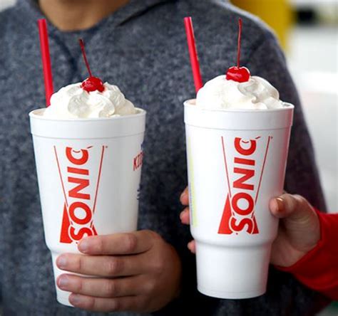 Sonic half off drinks. 3 days ago ... Get 1/2 off drinks and slushes during the Sonic Afternoon Happy Hour special from 2 – 4 pm. The half-price happy hour special is good on soft ... 