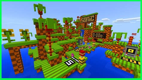 Sonic the Hedgehog [Parkour] Minecraft PE Map Minecraft Hub