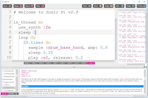 Sonic tools free sample.  Sonic Pi is your free code-based music creation and p...