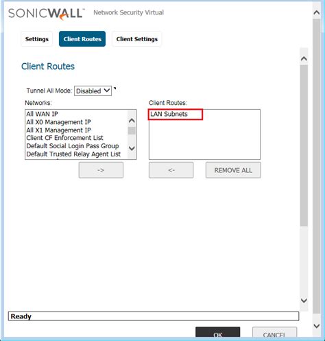 Sonicwall ssl vpn no default gateway.  Any help would be great.  Click t...