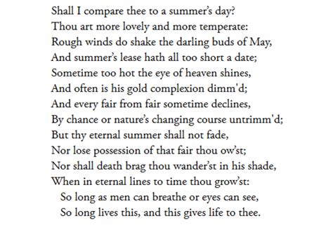 Sonnet 18 by William Shakespeare - Poem Analysis