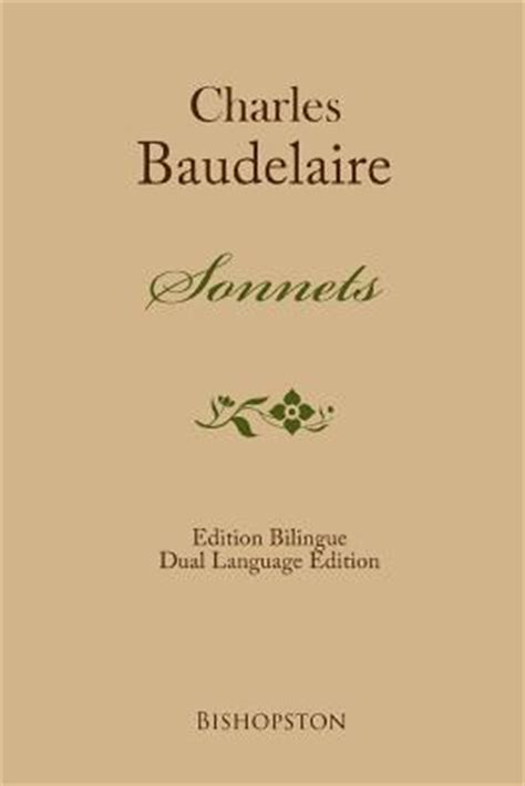 Full Download Sonnets Edition Bilingue  Dual Language Edition By Charles Baudelaire