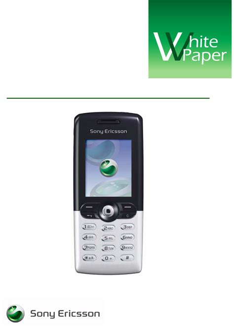 Sonny ericsson mobile phone t610 users guide in spanish. - The maplin electronic circuits handbook second edition.