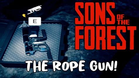 Sons of The Forest: Find the Rope Gun & Ammo for Ziplines