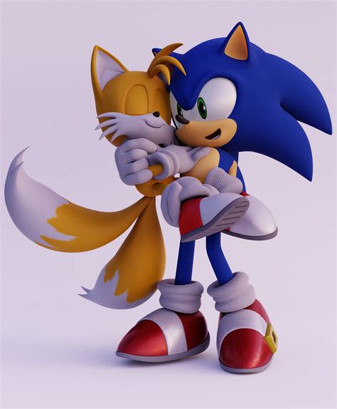 Sonic is the fastest hedgehog in the world, he saves the world with his friends Knuckles, Blaze and Amy. . Sontails
