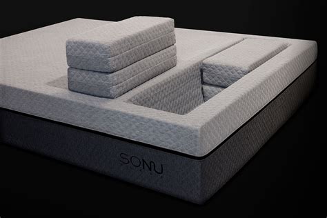 Sonu mattress. If you’re looking for a plush, medium-firm mattress, try SONU’s Sleep System. All of SONU’s mattresses are 14 inches thick and consist of 26 layers of the most luxurious memory foam and Serene foam you’ll ever sleep on. Firm Firm mattresses rate between seven and eight. 