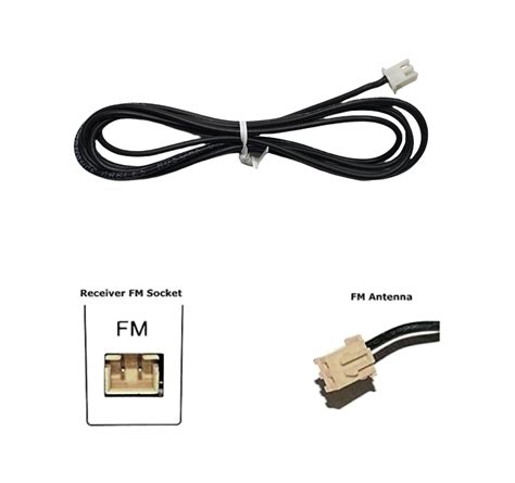 Sony 2 Pin Fm Antenna Adapter, Best Buy essentials™ - AM/FM Amplified  Indoor Radio Antenna - Black.
