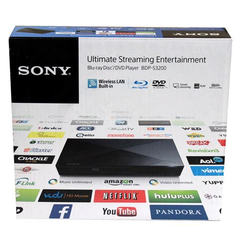 Sony BDP-S3200 Blu-Ray Disc/DVD Player Built-In …