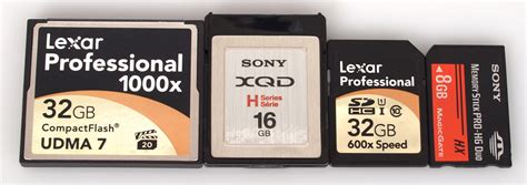 Sony XQD Memory Card Vs Lexar 1000x Compact Flash Review. 