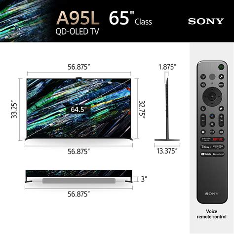 Sony a95l dimensions.  Dimensions, weight and color Information about ...