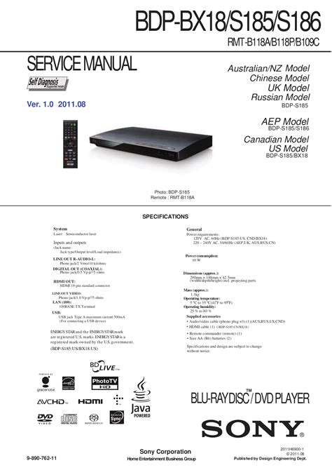 Sony blu ray player manual bdp s185. - Case 195 garden tractor service manual.