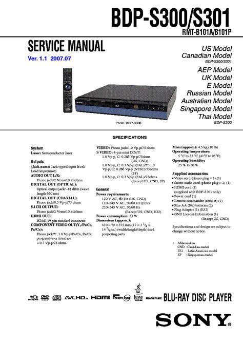 Sony bluray bdp s300 s301 service repair manual. - Perkins activity and resource guide chapter 1 teaching children with.