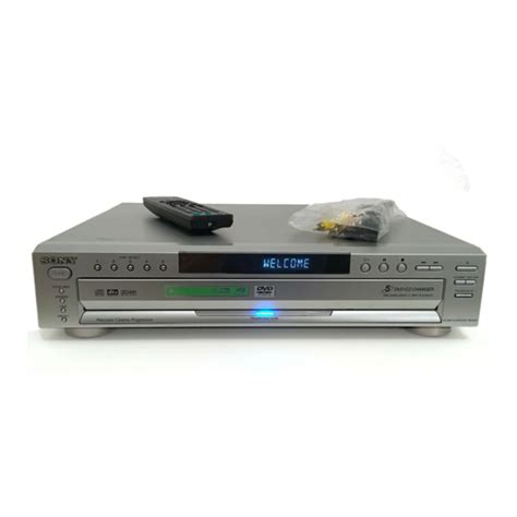 Sony cd dvd player dvp nc665p manual. - Xts 5000 modello iii guida per l'utente.