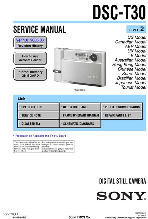 Sony cyber shot dsc t30 service repair manual download. - Manual del propietario de la lavadora de carga frontal kenmore.