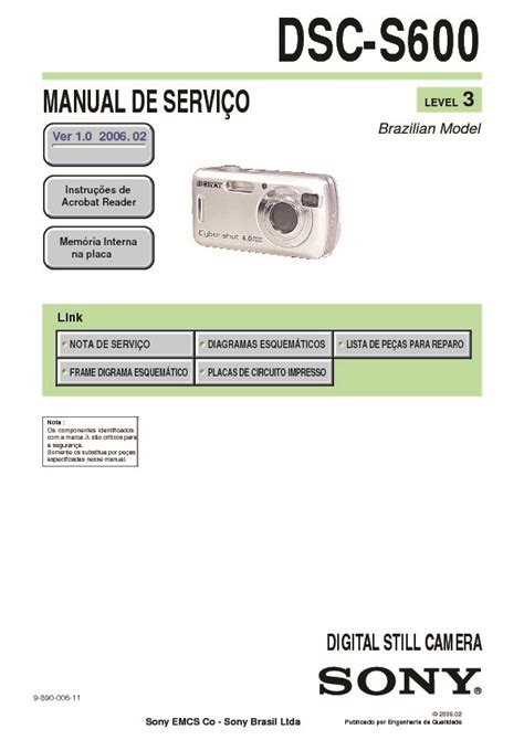 Sony cybershot dsc s600 digital camera service repair manual. - Livre noir, livre blanc, dossier du sud-ouest africain ....