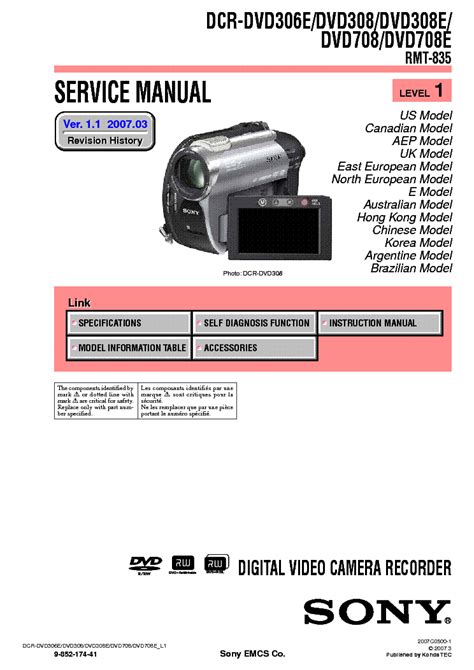 Sony dcr dvd306e dvd308 dvd308e service manual. - 1978 kawasaki intruder invader snowmobile repair manual.