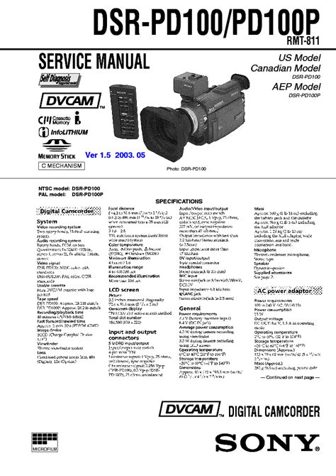 Sony dsr pd100 dsr pd100p service manual repair guide. - The girls guide to friends by julie taylor.