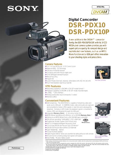 Sony dsr pdx10 pdx10p digital camcorder service manual. - The nine modern day muses and a bodyguard 10 guides to creative inspiration for artists poets lovers and.