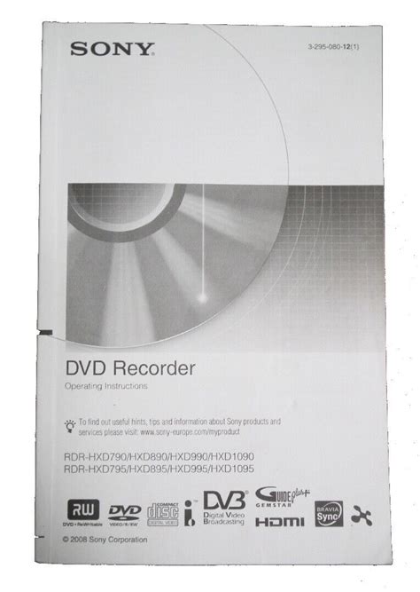 Sony dvd recorder rdr hxd890 instruction manual. - La confession de m. de calonne a monseigneur l'archeve que de sens.