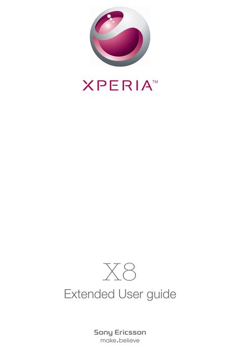 Sony ericsson xperia x8 manual download. - Literatura e identidad en américa latina.