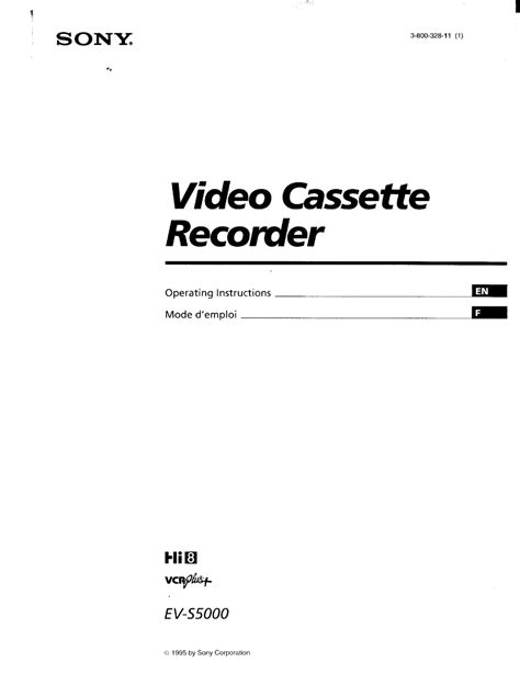 Sony ev s5000 video cassette recorder repair manual. - Liebherr a310 hydraulic excavator operation maintenance manual.